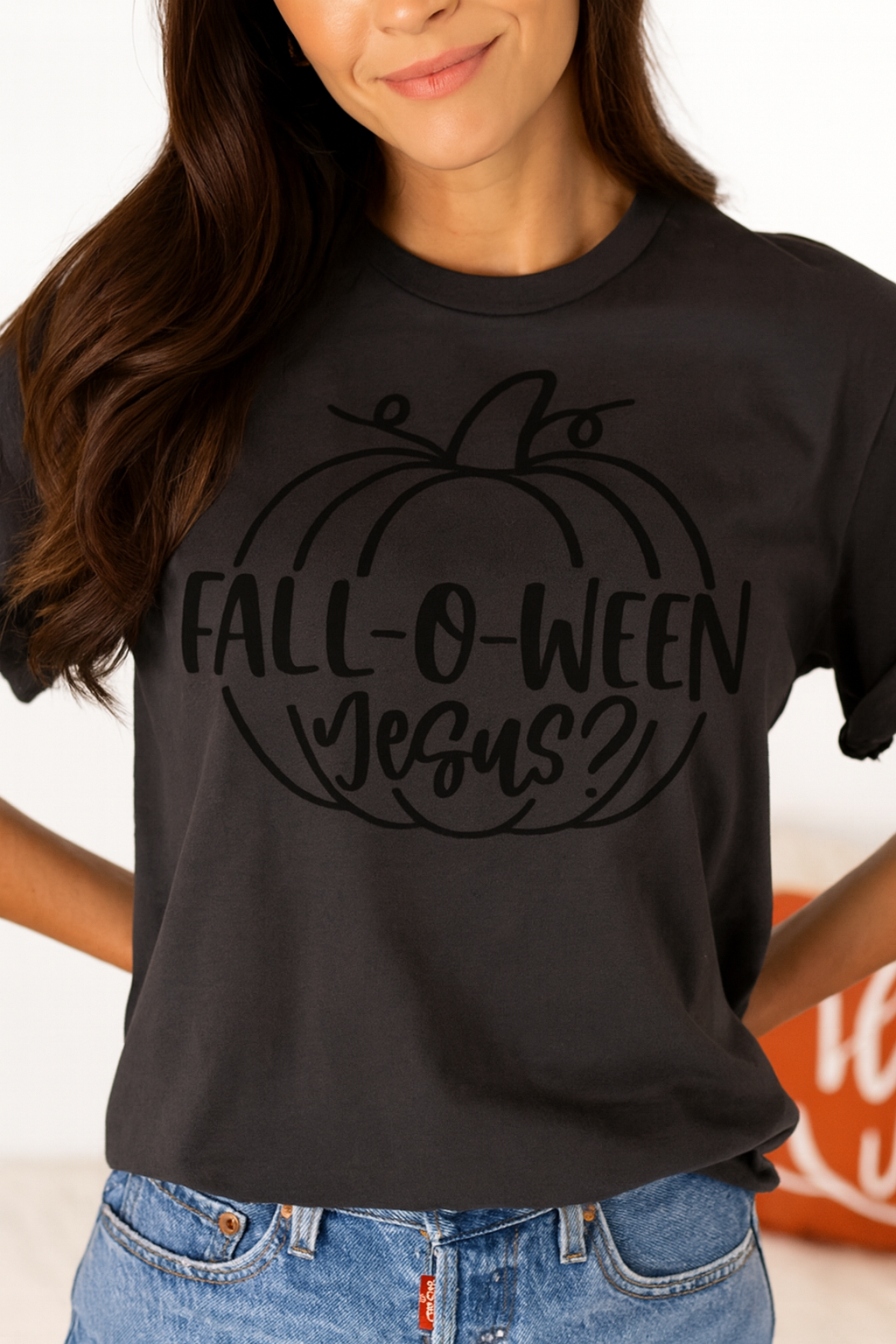 Fall-O-Ween Jesus T-Shirt (Vintage Washed)
