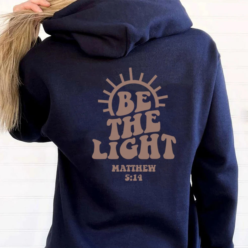 Be The Light — Matthew 5:14 Christian Hoodie