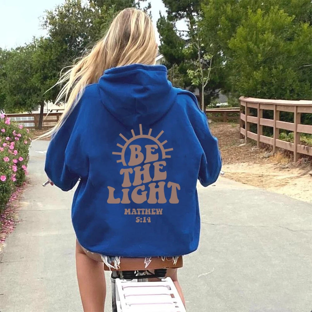 Be The Light — Matthew 5:14 Christian Hoodie