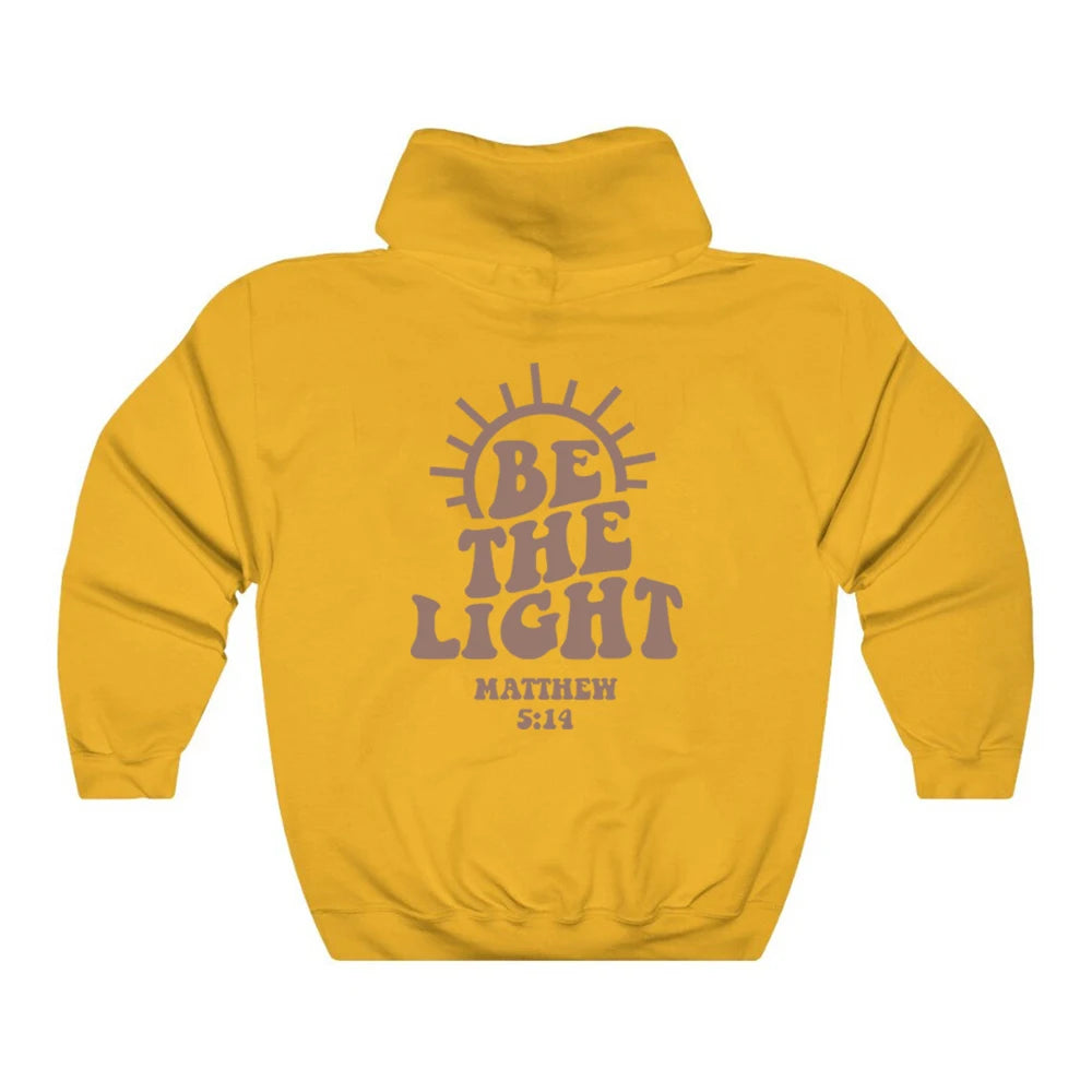 Be The Light — Matthew 5:14 Christian Hoodie