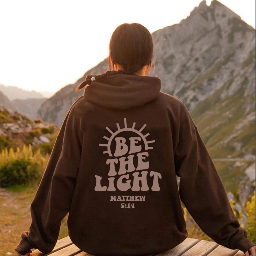 Be The Light — Matthew 5:14 Christian Hoodie