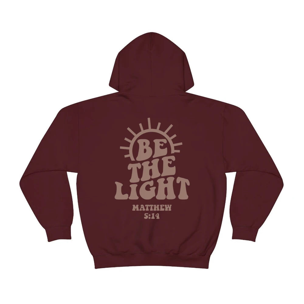 Be The Light — Matthew 5:14 Christian Hoodie