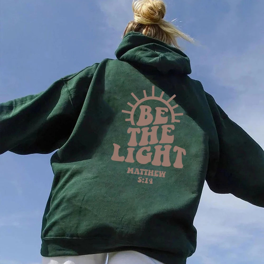 Be The Light — Matthew 5:14 Christian Hoodie