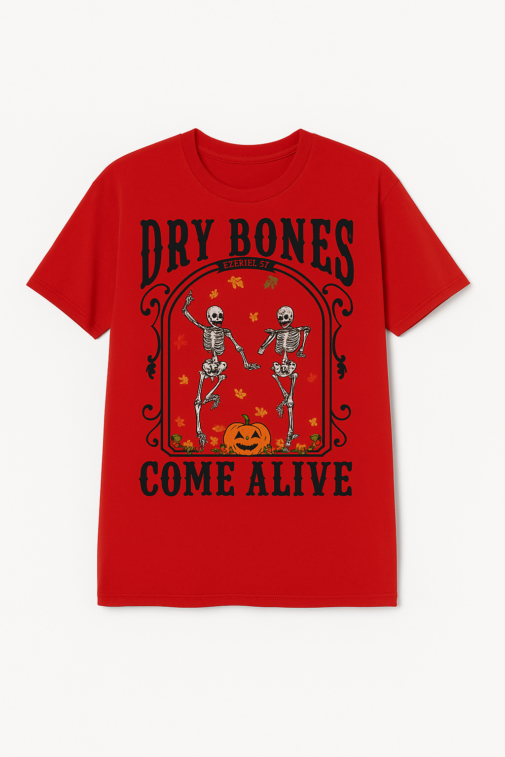Dry Bones — Christian Halloween T-Shirt (Ezekiel 37 | Vintage Washed)