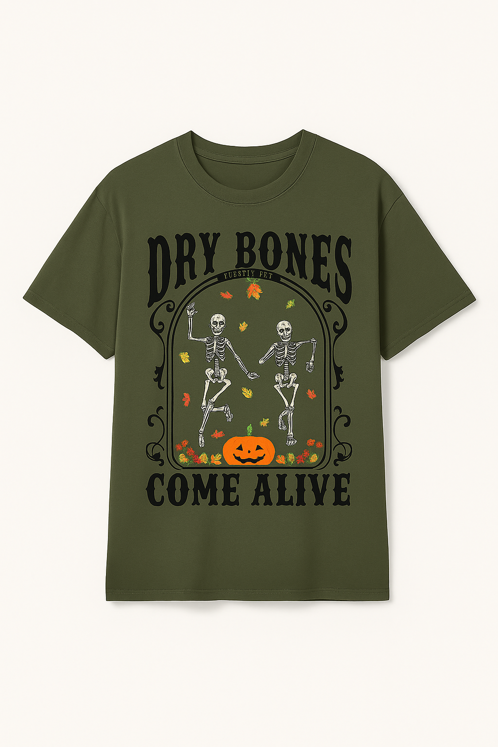 Dry Bones — Christian Halloween T-Shirt (Ezekiel 37 | Vintage Washed)