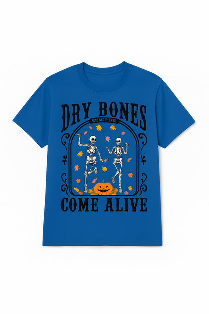 Dry Bones — Christian Halloween T-Shirt (Ezekiel 37 | Vintage Washed)
